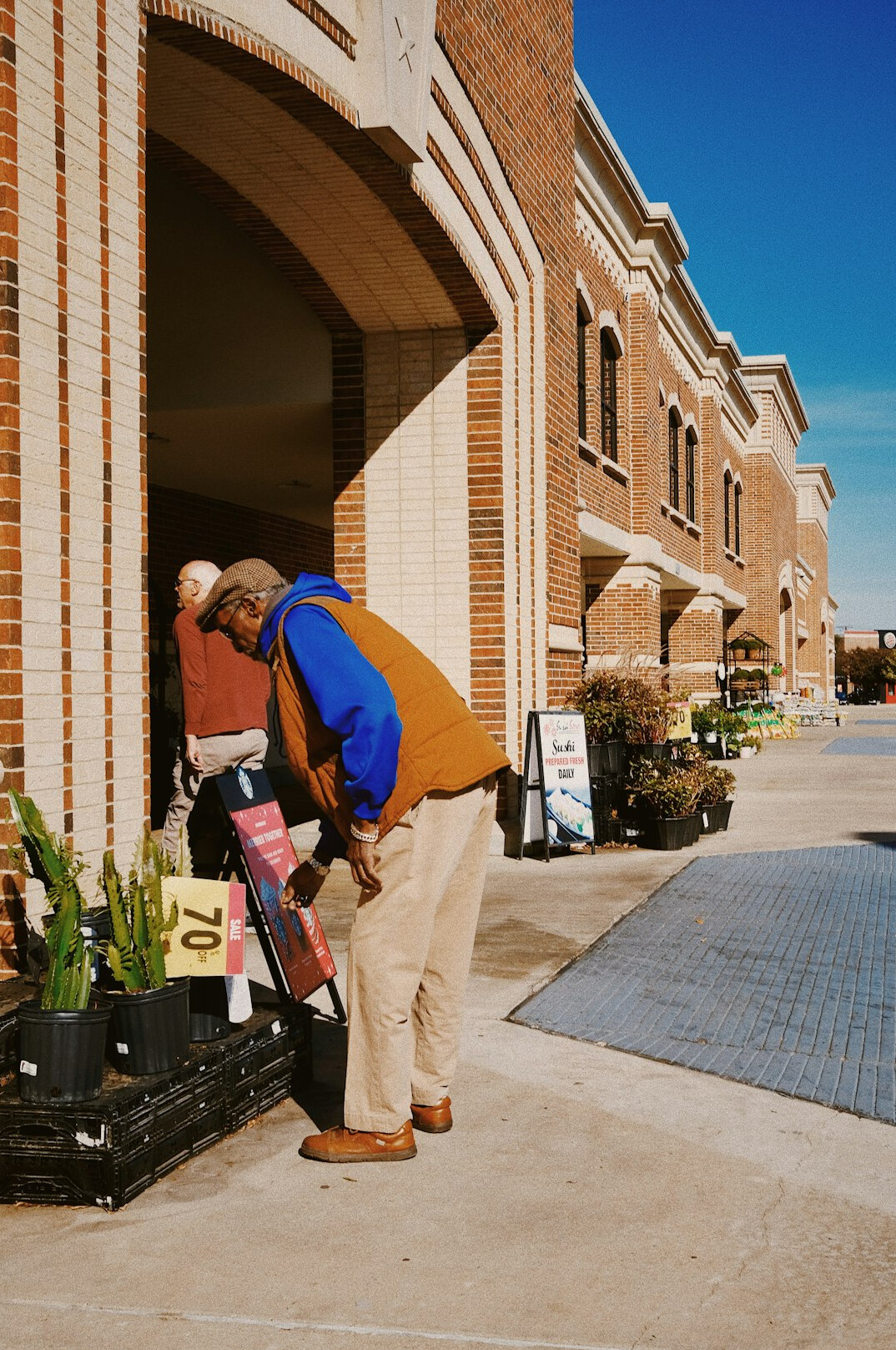 seniors gardening together