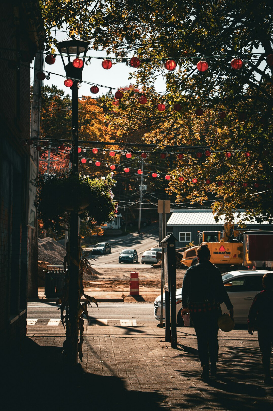 seniors in cozy neighborhood